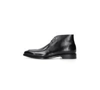 Schnürboots HENRY STEVENS "Liam NGB", Herren, Gr. 43,5, schwarz, Newcastle, Schuhe Schnürboots, Herren Halbschuh Schnürboots hangefertigt, Lederschuh (24081544-43,5) schwarz