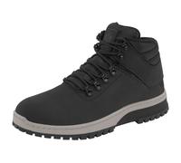 Schnürboots K1X "Territory Superior", Herren, Gr. 42,5, schwarz (schwarz, sanftes weiß), Leder, Schuhe Schnürboots, Winterstiefel, Schnürstiefel, Winterschuhe (34501006-42,5) schwarz, sanftes weiß