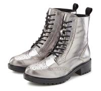 LASCANA Schnürboots Damen silberfarben Gr.38
