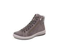 Schnürboots LEGERO "TANARO 5.0", Damen, Gr. 41, grau, Textil, Veloursleder, Schuhe Schnürboots, High Top-Sneaker mit zusätzlichem Reißverschluss (11810765-41) grau