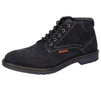 Schnürboots LERROS, Herren, Gr. 40, blau (navy), Leder, Schuhe Schnürboots, Business Schuh, Schnürboots mit Blockabsatz (99289024-40)