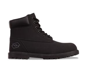 Schnürboots LOTTO, Damen, Gr. 37, schwarz, Synthetik, Textil, Schuhe Schnürboots, - mit weich gepolsterter Kante (64024527-37) schwarz