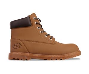 Schnürboots LOTTO, Damen, Gr. 41, beige (wheat), Synthetik, Textil, Schuhe Schnürboots, - mit weich gepolsterter Kante (94823646-41) wheat