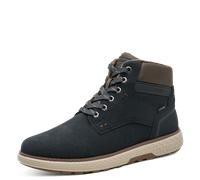Schnürboots MARCO TOZZI, Herren, Gr. 41, navy, Lederimitat, Schuhe Schnürboots, Herbstboots, Schnürer mit seitlichem Label (84170549-41) navy