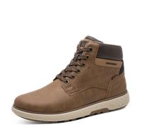 Schnürboots MARCO TOZZI, Herren, Gr. 46, cognac used, Lederimitat, Schuhe Schnürboots, Herbstboots, Schnürer mit seitlichem Label (62238342-46) cognac used