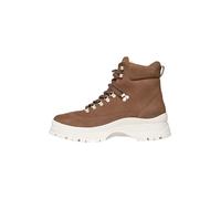 Schnürboots N91 "Style Choice FI Businessschuh", Damen, Gr. 41, braun (dunkelbraun), Leder, Schuhe Schnürboots, Herren Schnürboots Leder handgefertigt, Hikingboots (30843819-41) dunkelbraun