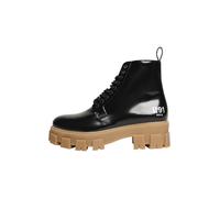 Schnürboots N91 "Style Choice NN", Damen, Gr. 37, schwarz (schwarz, hellbraun), Leder, casual, Schuhe (11406049-37) schwarz, hellbraun