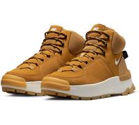 Schnürboots NIKE SPORTSWEAR "CLASSIC CITY S", Damen, Gr. 39, braun (wheat, sail, schwarz, gum, light, braun), Leder, Synthetik, Schuhe Schnürboots (30828625-39) wheat, sail, schwarz, gum, light, braun