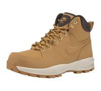 Schnürboots NIKE SPORTSWEAR "Manoa Leather", Gr. 40, gelb (haystack, haystack, velvet, braun), Leder, sportlich, Schuhe (340360-40) haystack, haystack, velvet, braun