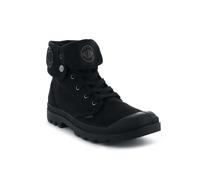 Schnürboots PALLADIUM "BAGGY", Damen, Gr. 46, schwarz, schwarz, Textil, Schuhe Schnürboots, Schnürstiefel aus Canvas, umklappbarer Schaft (38334942-46) schwarz, schwarz