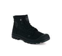 Schnürboots PALLADIUM "MONO CHROME", Damen, Gr. 38, schwarz, Textil, Schuhe Schnürboots, Schnürstiefel, Schnürstiefelette aus Canvas (90702048-38) schwarz