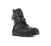 Schnürboots PALLADIUM "PALLAGRADE RANGER L", Damen, Gr. 39, schwarz, Leder, Schuhe Schnürboots, Schnürstiefel, Schnürstiefelette mit Reißverschluss (96095922-39) schwarz