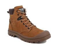 Schnürboots PALLADIUM "PAMPA SPORTCUFF GORE-TEX", Herren, Gr. 42, atmungsaktiv, braun (mahogany), Leder, Schuhe Schnürboots, Winterschuhe, Winterboots, Schnürstiefel, Winterstiefel, wasserdicht (46897