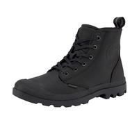 Schnürboots PALLADIUM "PAMPA ZIP LTH ESS", Damen, Gr. 42, schwarz, Leder, Schuhe Schnürboots, Winterschuhe, Winterboots, Schnürstiefel, Winterstiefel Reißverschluss (94411059-42) schwarz