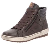 Remonte Damen High-Top Sneaker D0772 - remonteTEX, wasserabweisend, lose Einlage, Braun 36