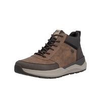 Schnürboots RIEKER, Herren, Gr. 41, braun, Lederimitat, Schuhe Schnürboots, Winterboots, High Top Sneaker, Outdoorboots mit TEX-Membrane (59030039-41) braun