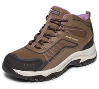 Schnürboots SKECHERS "TREGO-ASHAWAY", Damen, Gr. 40, braun, Leder, Textil, Schuhe Schnürboots, Outdoorschuh, Schnürschuh, Wanderschuh mit Relaxed Fit-Ausstattung (79796041-40) braun
