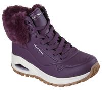 Schnürboots SKECHERS "UNO RUGGED - FALL AIR", Damen, Gr. 39, weinrot, Lederimitat, Textil, Schuhe Schnürboots, Winterboots mit Air-Cooled Memory Foam Komfort-Innensohle, Topseller (94382464-39) weinro