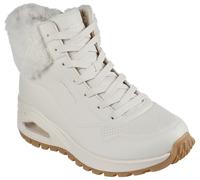 Schnürboots SKECHERS "UNO RUGGED - FALL AIR", Damen, Gr. 40, beige, Lederimitat, Textil, unifarben, Schuhe Schnürboots, Winterboots mit Air-Cooled Memory Foam Komfort-Innensohle (54202053-40)