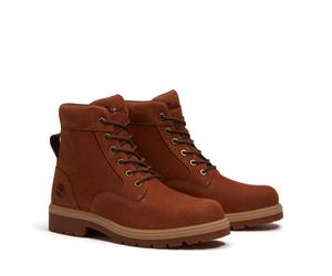 Schnürboots TIMBERLAND "AUBURN FALLS - 6 INCH LACE UP BOOT", Damen, Gr. 40, Synthetik, braun (rust nubuck), Leder, Schuhe Schnürboots (22000632-40) rust nubuck