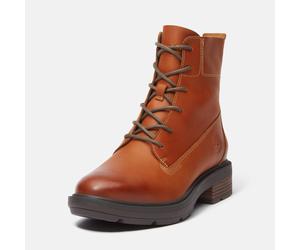 Schnürboots TIMBERLAND "BRIMFIELDMID LACE UP BOOT", Damen, Gr. 37, braun (medium braun full grain), Leder, Schuhe Schnürboots, Winterstiefel, Schnürstiefel, Winterschuhe (62186813-37) medium braun ful