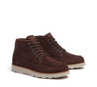 Schnürboots TIMBERLAND "BRITTON MILLSMID LACE UP CHUKKA BOOT", Herren, Gr. 49, schwarz braun suede, Leder, Schuhe Schnürboots, Winterstiefel, Schnürstiefel, Winterschuhe, Topseller (99876153-49) schwa