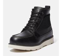 Schnürboots TIMBERLAND "BRITTON MILLSMID LACE UP WATERPROOF BOOT", Herren, Gr. 44,5, schwarz full grain, Leder, Schuhe Schnürboots, Winterstiefel, Schnürstiefel, Winterschuhe, wasserdicht (93807321-44