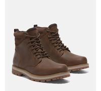 Schnürboots TIMBERLAND "BRITTON ROADMID LACE UP WATERPROOF BOOT", Herren, Gr. 41, braun (rust full grain), Leder, Synthetik, Schuhe Schnürboots, Winterstiefel, Schnürstiefel, Winterschuhe, wasserdicht
