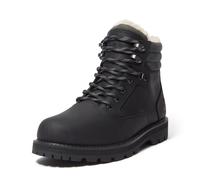 Schnürboots TIMBERLAND "BRITTON ROADMID WARM LINED WATERPROOF BOOT", Herren, Gr. 50, schwarz (schwarz full grain), Leder, Schuhe Schnürboots, Winterstiefel, Schnürstiefel, Winterschuhe, wasserdicht&ge