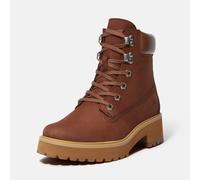Schnürboots TIMBERLAND "CARNABY COOL MID LACE UP BOOT", Damen, Gr. 39,5, braun (medium braun nubuck), Leder, Schuhe Schnürboots, Winterstiefel, Schnürstiefel, Winterschuhe (50617021-39,5) medium braun