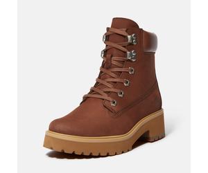 Schnürboots TIMBERLAND "CARNABY COOL MID LACE UP BOOT", Damen, Gr. 41, braun (medium braun nubuck), Leder, Schuhe Schnürboots, Winterstiefel, Schnürstiefel, Winterschuhe (50617021-41) medium braun nub