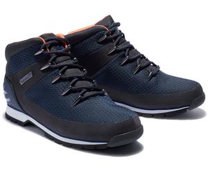 Schnürboots TIMBERLAND "Euro Sprint Fabric WP", Herren, Gr. 44, blau (navy), Textil, Schuhe Schnürboots, Winterstiefel, Schnürstiefel, Winterschuhe, wasserdicht (56001504-44) navy