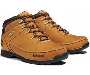 Schnürboots TIMBERLAND "EURO SPRINT - MID LACE BOOT", Herren, Gr. 43, gelb (wheat), Leder, Schuhe Schnürboots, Winterstiefel, Schnürstiefel, Winterschuhe (94338744-43) wheat