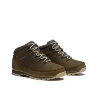 Schnürboots TIMBERLAND "EURO SPRINT - MID LACE BOOT", Herren, Gr. 43, Synthetik, braun (dk grün nubuck w camo), Leder, Schuhe Schnürboots, Winterstiefel, Schnürstiefel, Winterschuhe (13531640-43) dk g