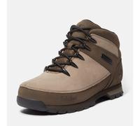 Schnürboots TIMBERLAND "EURO SPRINT - MID LACE BOOT", Herren, Gr. 45, braun (md grau nubuck w dk braun), Leder, Schuhe Schnürboots, Winterstiefel, Schnürstiefel, Winterschuhe (41494847-45) md grau nub