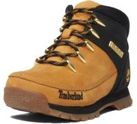 Schnürboots TIMBERLAND "EURO SPRINT - MID LACE BOOT", Mädchen, Gr. 36, gelb (wheat, schwarz), Leder, Schuhe Schnürboots, Winterstiefel, Schnürstiefel, Winterschuhe (44265537-36) wheat, schwarz