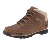Schnürboots TIMBERLAND "EURO SPRINTMID LACE UP BOOT", Gr. 43, rot (rotbraun), Leder, Synthetik, sportlich, Schuhe, Winterstiefel, Schnürstiefel, Winterschuhe (49566238-43) rotbraun