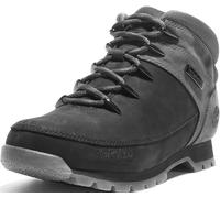 Schnürboots TIMBERLAND "EURO SPRINTMID LACE UP BOOT", Herren, Gr. 41,5, schwarz (schwarz, grau), Leder, Synthetik, Schuhe Schnürboots, Winterstiefel, Schnürstiefel, Winterschuhe, Topseller (66526440-4