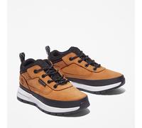 Schnürboots TIMBERLAND "Field Trekker Low", Mädchen, Gr. 34, wheat, Leder, Schuhe Schnürboots, Winterstiefel, Schnürstiefel, Winterschuhe (36273824-34) wheat
