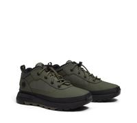 Schnürboots TIMBERLAND "Field Trekker Low", Mädchen, Gr. 35, dunkelgrün h, Leder, Schuhe Schnürboots, Winterstiefel, Schnürstiefel, Winterschuhe (88357700-35) dunkelgrün h
