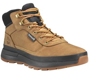Schnürboots TIMBERLAND "FIELD TREKKERMID LACE UP SNEAKER", Herren, Gr. 43, gelb (wheat), Leder, Synthetik, Schuhe Schnürboots, Winterschuhe, Sneakerboots, Winterboots (48088336-43) wheat