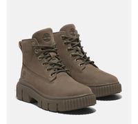 Schnürboots TIMBERLAND "GREYFIELD MID LACE UP BOOT", Damen, Gr. 37, braun (medium braun nubuck), Leder, Schuhe Schnürboots, Winterstiefel, Schnürstiefel, Winterschuhe (43807309-37) medium braun nubuck