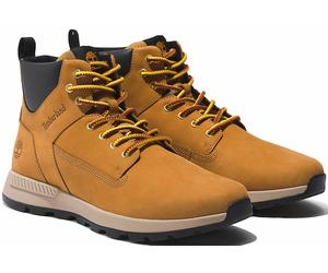 Schnürboots TIMBERLAND "KILLINGTON TREKKERMID LACE UP SNEAKER", Herren, Gr. 43,5, gelb (wheat), Leder, Synthetik, Schuhe Schnürboots, Winterstiefel, Schnürstiefel, Winterschuhe (10700067-43,5) wheat