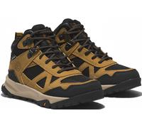 Schnürboots TIMBERLAND "Lincoln Peak Mid WP", Mädchen, Gr. 36, braun (wheat, schwarz), Leder, Schuhe Schnürboots, Winterstiefel, Schnürstiefel, Winterschuhe, wasserdicht (42347914-36) wheat, schwarz