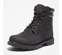 Schnürboots TIMBERLAND "LINDEN WOODS 6 INCH LACE UP WATERPROOF BOOT", Damen, Gr. 38, schwarz, Leder, Schuhe Schnürboots, Winterstiefel, Schnürstiefel, Winterschuhe, wasserdicht (16922009-38) schwarz