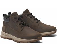 Schnürboots TIMBERLAND "M Seneca Bay LOW LACE UP SNEAKER DA", Herren, Gr. 43, braun (dunkelbraun), Leder, Synthetik, Schuhe Schnürboots, Winterstiefel, Schnürstiefel, Winterschuhe (50035363-43) dunkel