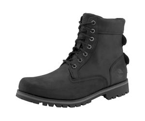 Schnürboots TIMBERLAND "Rugged WP II 6in PT Bt", Herren, Gr. 40, schwarz, Nubukleder, Schuhe Schnürboots, Winterstiefel, Schnürstiefel, Winterschuhe, wasserdicht (93930867-40) schwarz