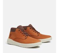 Schnürboots TIMBERLAND "SENECA BAY - MID LACE SNEAKER", Herren, Gr. 47,5, atmungsaktiv, braun (medium braun nubuck), Leder, Schuhe Schnürboots, Winterstiefel, Schnürstiefel, Winterschuhe (86107769-47,