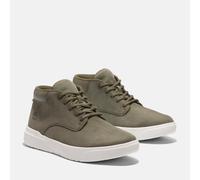 Schnürboots TIMBERLAND "SENECA BAYMID LACE UP SNEAKER", Herren, Gr. 44, grün (dunkelgrün nubuck), Leder, Schuhe Schnürboots, Winterstiefel, Schnürstiefel, Winterschuhe (90568216-44) dunkelgrün nubuck