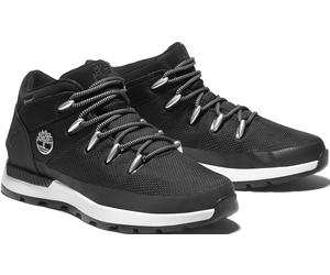 Schnürboots TIMBERLAND "Sprint Trekker Mid Fab WP", Herren, Gr. 43, schwarz, Textil, unifarben, Schuhe Schnürboots, Winterstiefel, Schnürstiefel, Winterschuhe, wasserdicht (66601714-43) schwarz